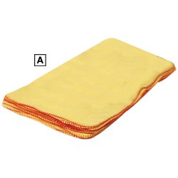 Unbranded Yellow Dusters 500X400mm 10/Pk