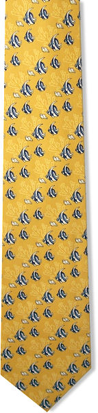 Unbranded Yellow Fish Tie