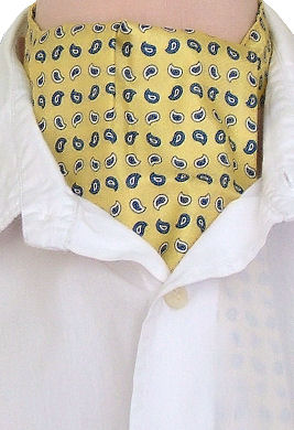 Unbranded Yellow Paisley Casual Cravat