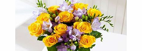 Unbranded Yellow Rose and Freesia Bouquet