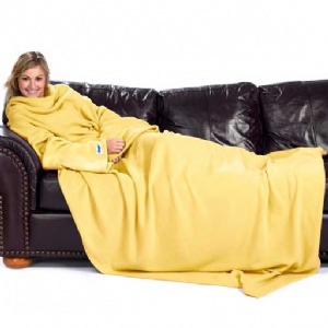 Unbranded (Yellow) The Slanket - Blanket With Sleeves