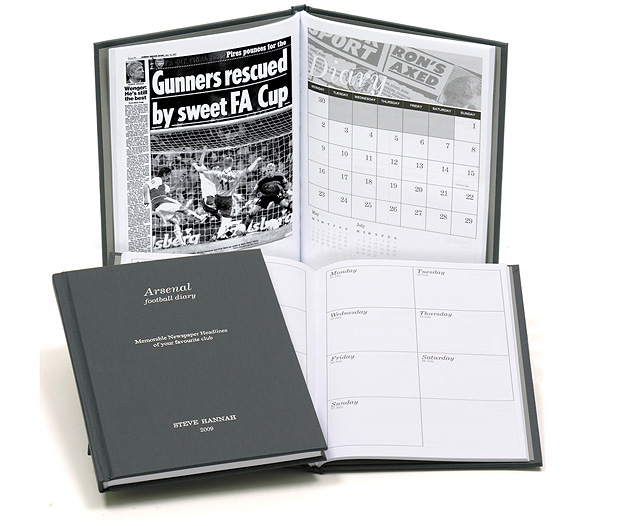 Unbranded Your Club Diary Arsenal