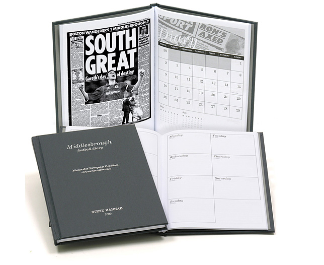 Unbranded Your Club Diary Middlesbrough