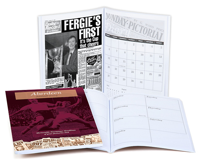 Unbranded Your Club Diary Paper Back, Aberdeen