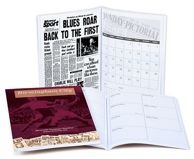 Unbranded Your Club Diary Paper Back Birmingham City