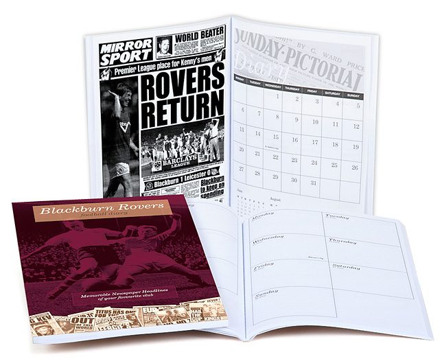 Unbranded Your Club Diary Paper Back Blackburn Rover