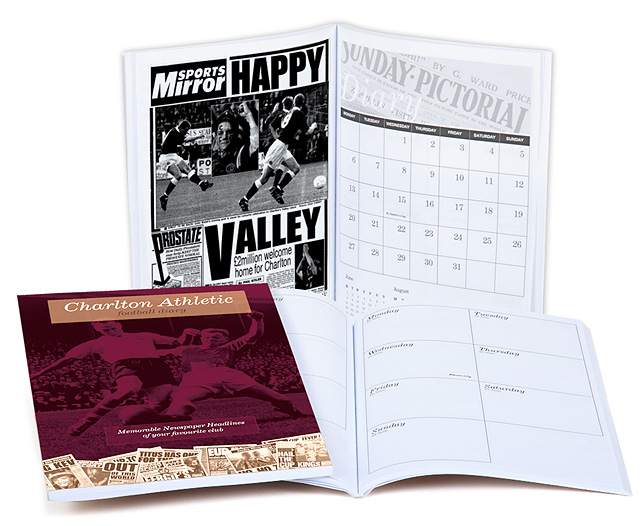 Unbranded Your Club Diary Paper Back Charlton Athletic
