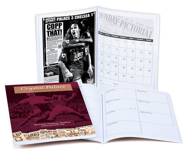 Unbranded Your Club Diary Paper Back, Crystal Palace