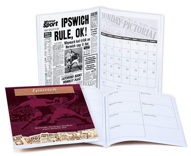 Unbranded Your Club Diary Paper Back, Ipswich