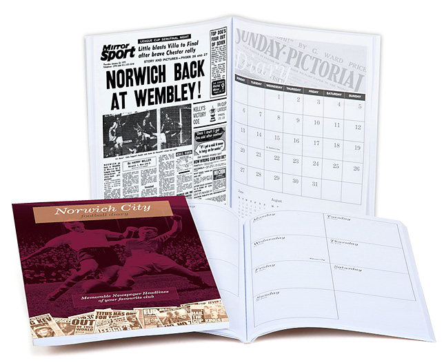 Unbranded Your Club Diary Paper Back Norwich