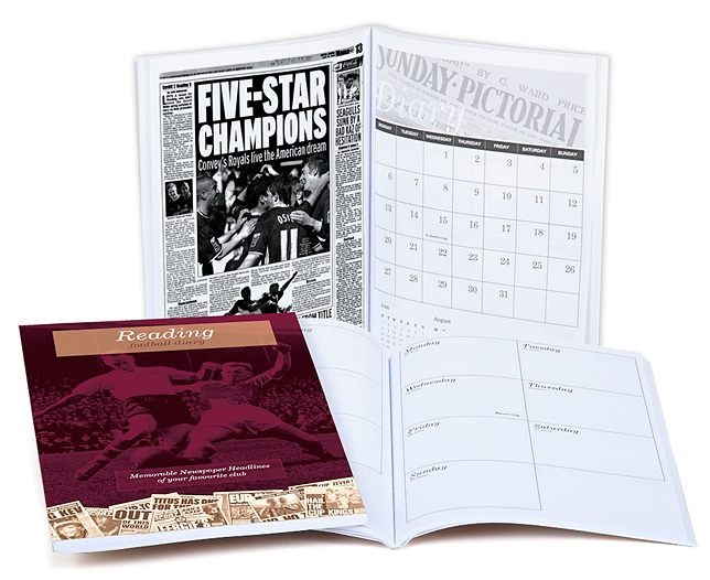 Unbranded Your Club Diary Paper Back, Reading