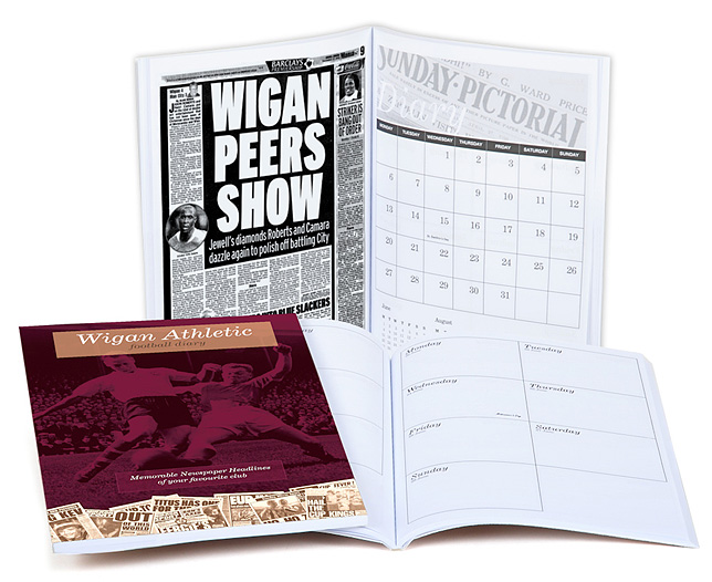 Unbranded Your Club Diary Paper Back Wigan