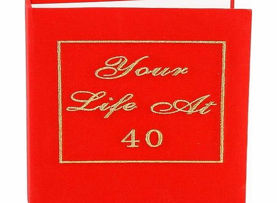 Unbranded Your Life 40th Birthday Photo Album