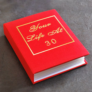 Unbranded Your Life At 30 Big Red Book Photo Album