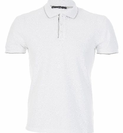 Unbranded Z Zegna Chest Logo Polo White