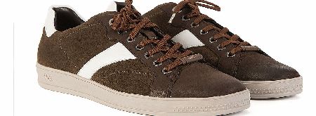 Unbranded Z Zegna Sport Brown Suede Sneakers