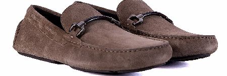 Unbranded Z Zegna Suede Loafer Stone