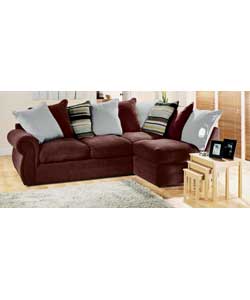 Unbranded Zanzibar Right Hand Corner Group - Chocolate