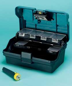 Unbranded Zebco Coarse Fishing Tackle Box and Torch