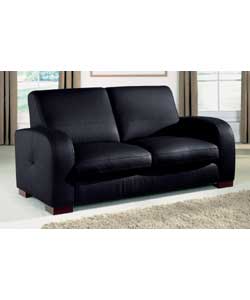 Zeta Large Black Sofa