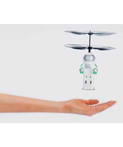 The ZFlyer Hand Command flying astronaut puts RC control right into your hands with an innovative an