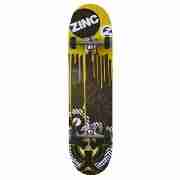 Unbranded Zinc skateboard with flashing wheels