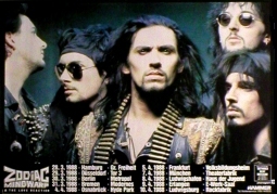 ZODIAC MINDWARP German Tour 1988 Music Poster 84x59cm