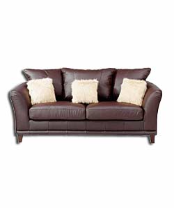 Zoe Chocolate 3 Seater Sofa