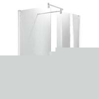 Dimensions: (W) 1200 x (D) 800 x (H) 1930 mm (H 2080 mm with tray and support bracket), Modern