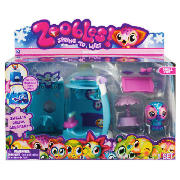 Unbranded Zoobles Drop In Playset assorted(only one