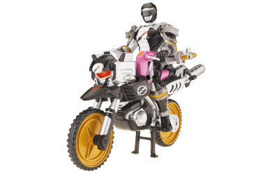 Unbranded ZordTek Cycle with Black Ranger