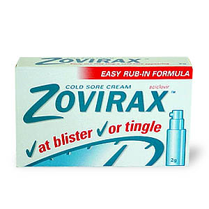 Zovirax Cold Sore Cream Pump - size: 2g