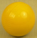 Upfront Cricket Academy UPFRONT BULK BUY 6 Windballs Yellow cricket training ball rubber balls