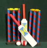 Upfront Cricket Academy UPFRONT Safety cricket set Kids Toddlers bat ball stumps childs