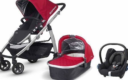 Uppababy Cruz Cabriofix Travel System Denny Red