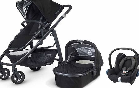 Uppababy Cruz Cabriofix Travel System Jake Black