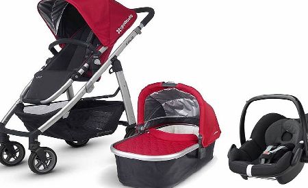 Uppababy Cruz Pebble Travel System Denny Red