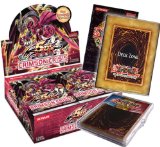 Upper Deck Yu-Gi-Oh 5DS Crimson Crisis - 24ct English Booster Box plus 20 Yu-Gi-Oh card Gift Set, Rule Book and Play Mat