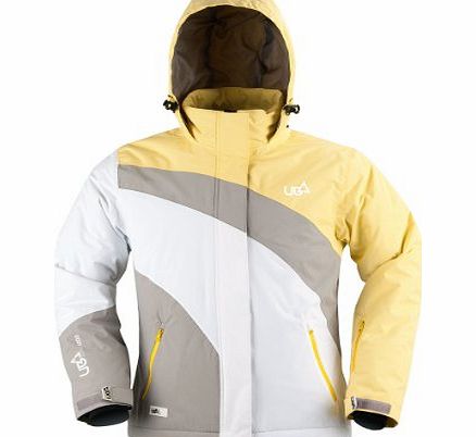 Urban Beach Girls Membrane Ski Jacket - Yellow, X-Large