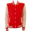 Ladies College Sweat Jacket (Red)