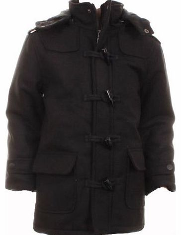 Urban Island Boys Urban Island Wool Mixed Warm Duffle Coat Size 9-10 Yrs