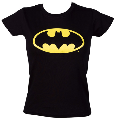 Ladies Classic Batman Logo T-Shirt from Urban