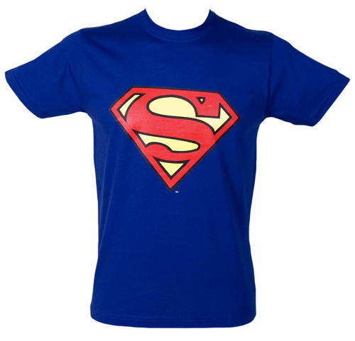 Mens Classic Superman Logo T-Shirt from