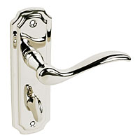 URFIC Constance Bathroom Lock Polished Nickel