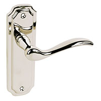 Constance Lever Latch Handle Polished Nickel