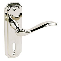 Constance Lever Lock Polished Nickel