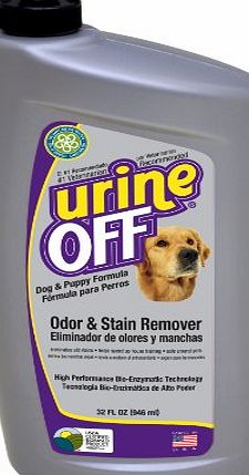 Urine Off Odour and Stain Remover for Dogs and Puppies with Carpet Injector Cap, 946ml