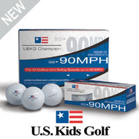 US Kids Golf US Kids Champion SS 90 MPH Golf Balls Dozen