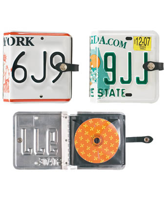 Car Plate CD Holder