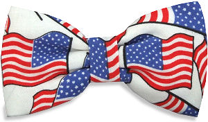 USA Flag Bow Tie